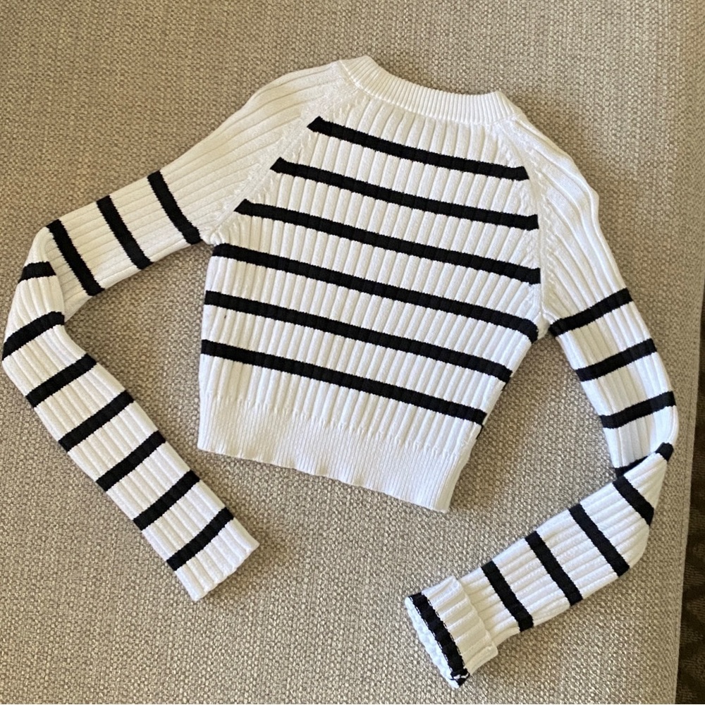 Alexander Wang Multi Direction Stripe Sweater Siz… - image 8